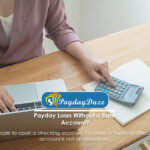 getting payday loan without bank account