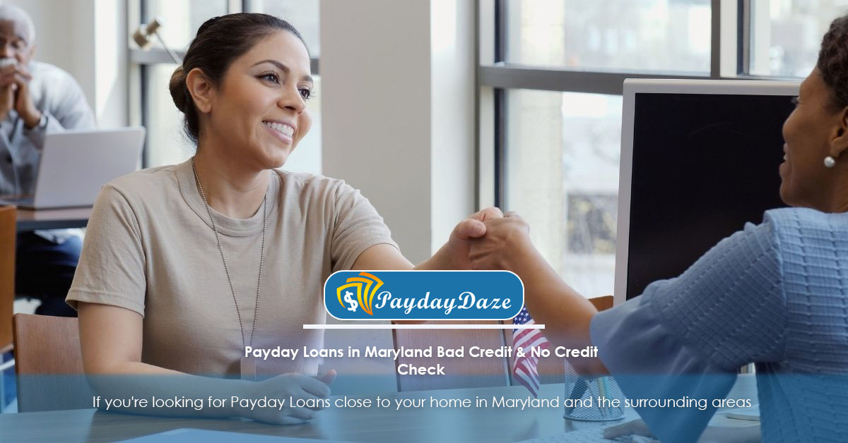 Woman got approved in applying payday loan in Maryland