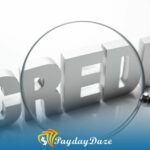 A magnifying glass over the word credit